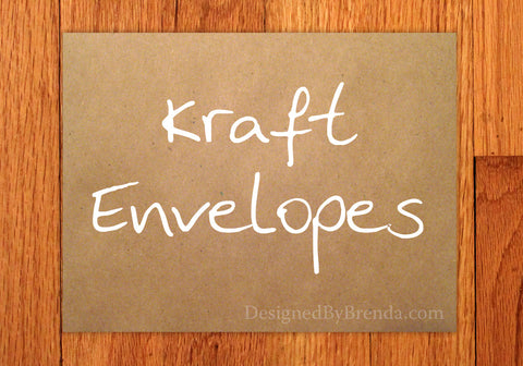 A2 Brown Kraft Envelopes