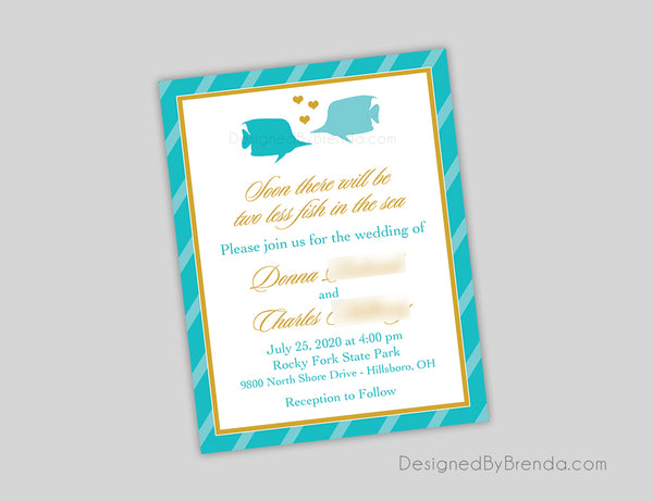 Beach Theme Baby Shower Invitations