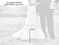 Wedding Thank You Photo Card - Photo Collage