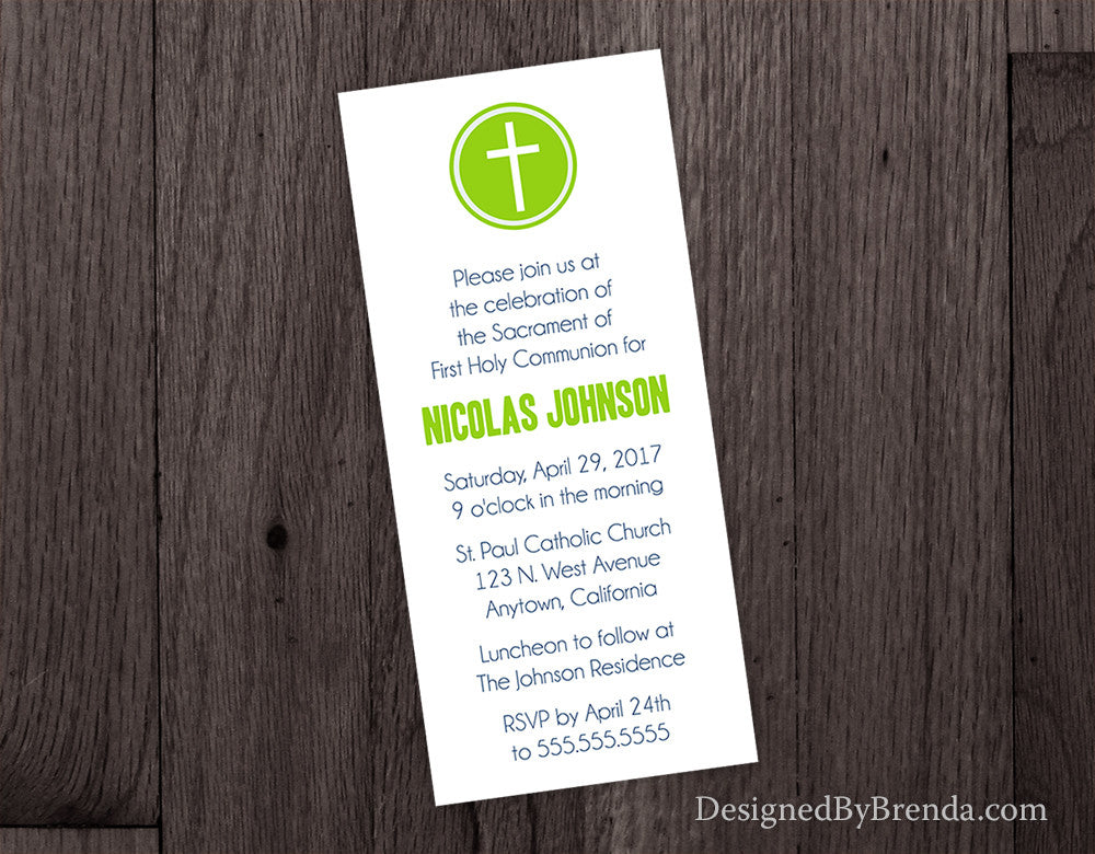 Catholic Confirmation Invitations