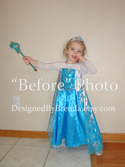 Snow Princess Holiday Card with Custom Edited Photo - Fun Winter Wonderland