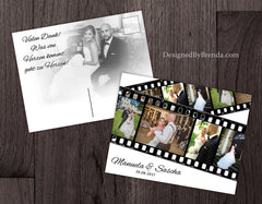 Filmstrip Wedding Thank You Card